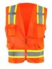 Picture of Occunomix Class 2 Type R High Visibility Value Two-Tone Surveyor Mesh Vest